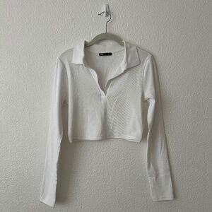 Zara Long Sleeve Polo